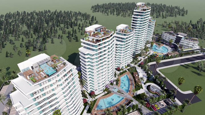 Квартира-студия, 47 м² (Кипр)