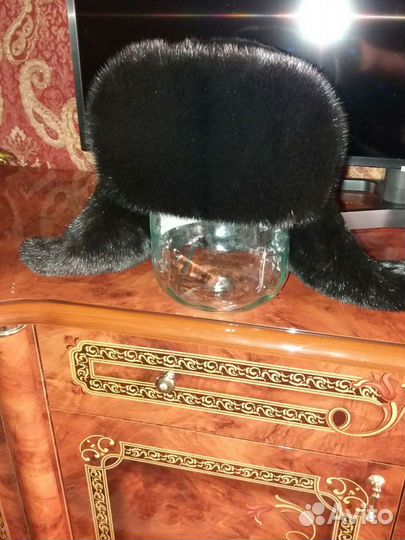 Мужская норковая шапка ушанка обмен на девочку йор