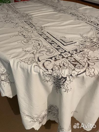 Скатерть вышивка Мадейра хлопок Испания