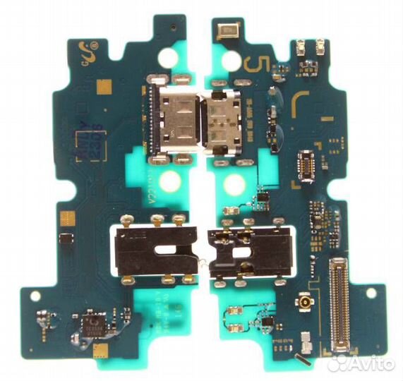 Шлейф Samsung A505F A50 (плата) + разъем зарядки +