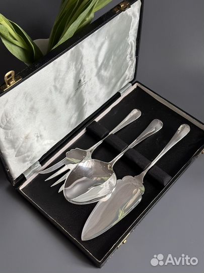 Старинные Сервировочные приборы Англия серебрение