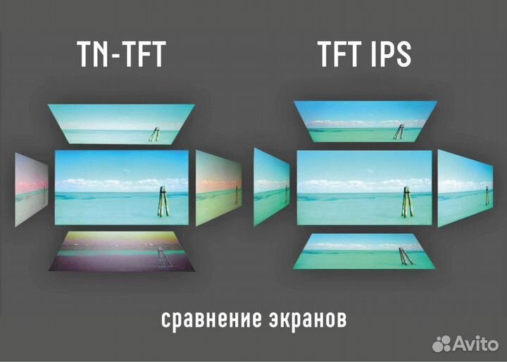 Потолочный монитор ergo ER17S IPS (черный)