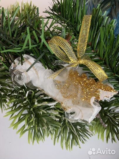 Игрушка на елочку ручной работы