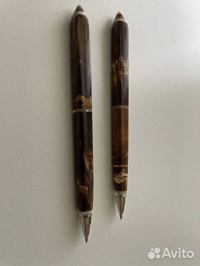 Шариковая ручка из натурального янтаря