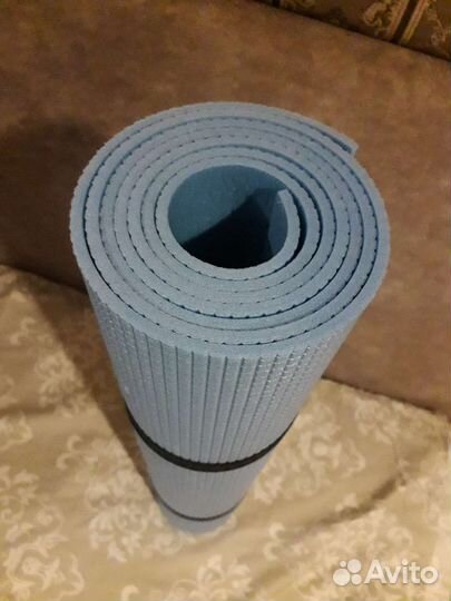 Коврик для фитнеса или йоги, с чехлом