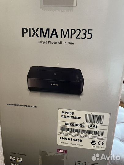 Принтер Canon pixma mp235 mp 235
