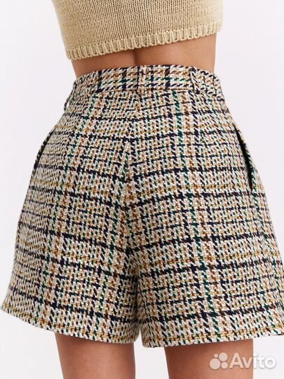 Твидовые шорты