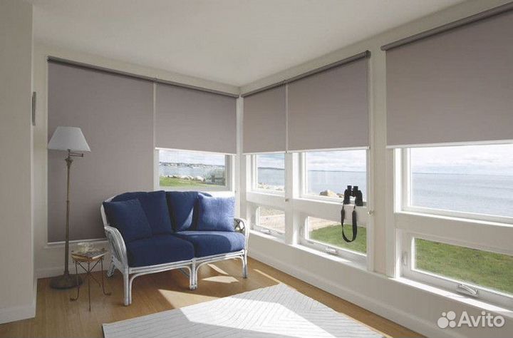 Жалюзи рулонные в кассете уни, мини