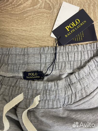 Штаны Polo Palph Lauren широкие серые