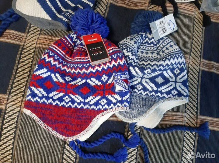 Шапочки NEW york rangers reebok M-L