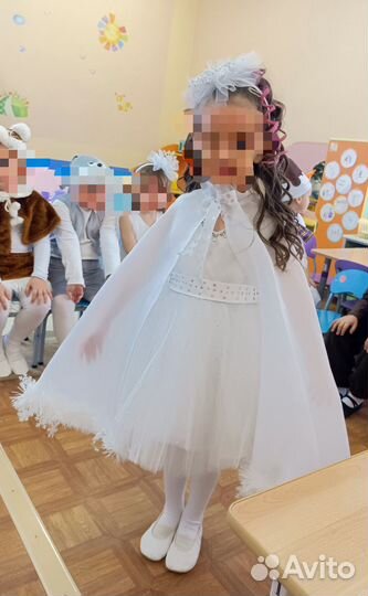 Платье снежинки
