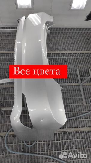 Бампер Солярис 14-17 задний седан в цвет от