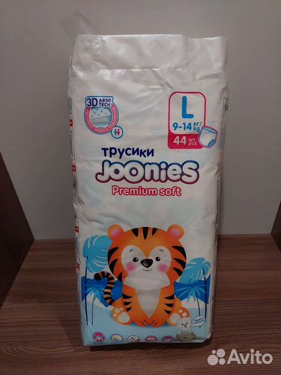 Подгузники-трусики Joonies Premium Soft L (44 шт.)