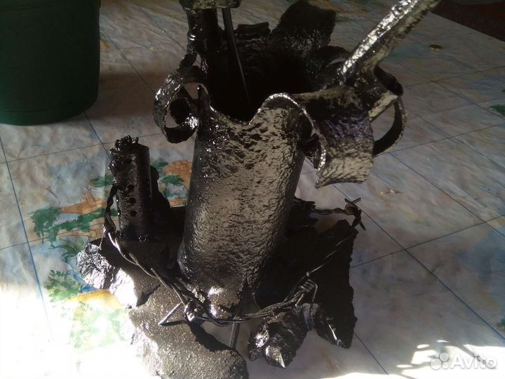 Светильник из каски