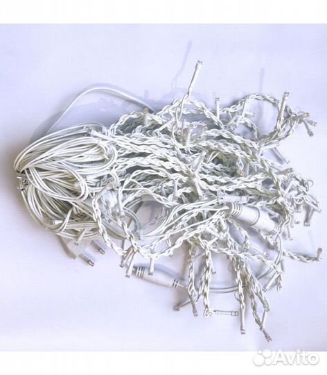 Гирлянда уличная Бахрома, 5 на 0,5м. Теплый Белый