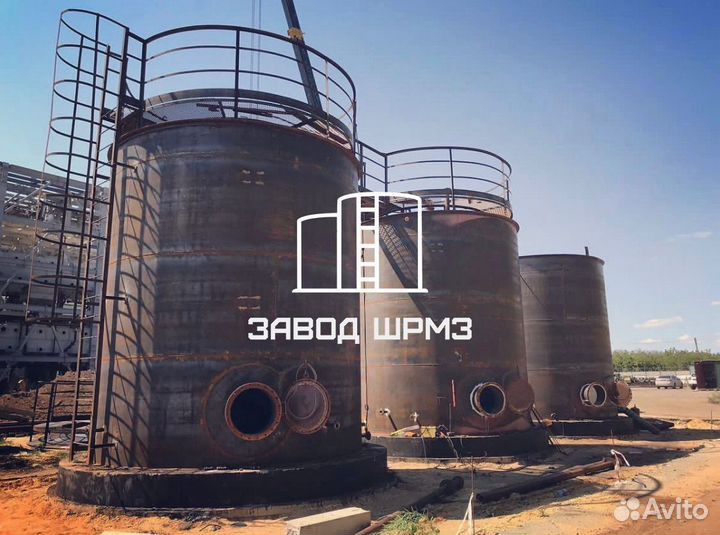 Резервуар вертикальный стальной объем 2000 кубов