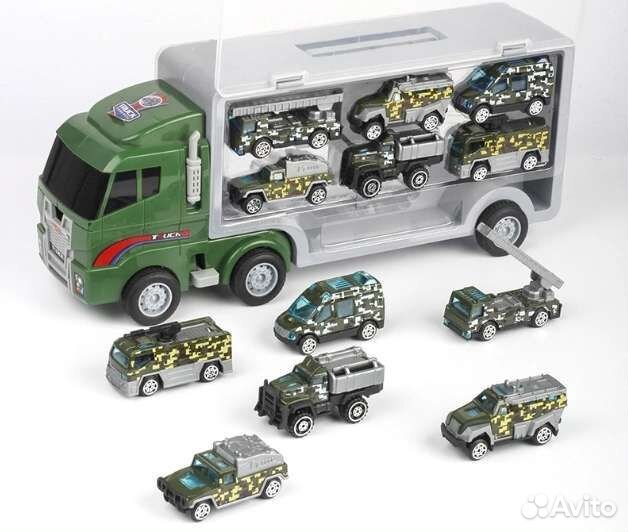 Игрушка автовоз с машинками