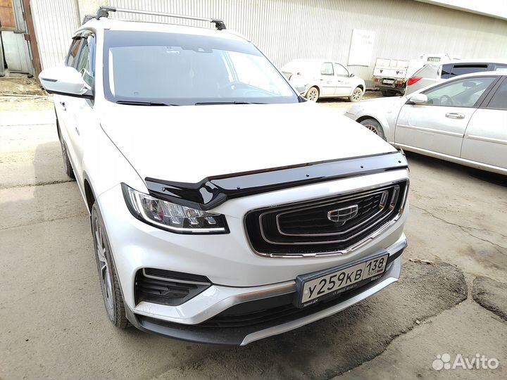 Ветровики дверей (Classic полупрозрачный) Geely Atlas Pro suv 5 дв