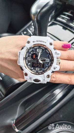 Часы casio G shock белые