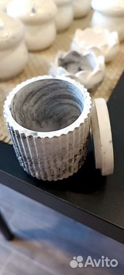 Подсвечник из гипса