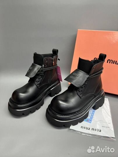 Ботинки Miu Miu Зимние С Мехом Размеры 36-40