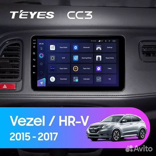Teyes сс3 магнитола андроид honda vezel / Hr v