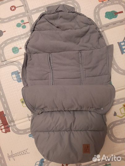 Конверт для коляски leokid snug steel wool