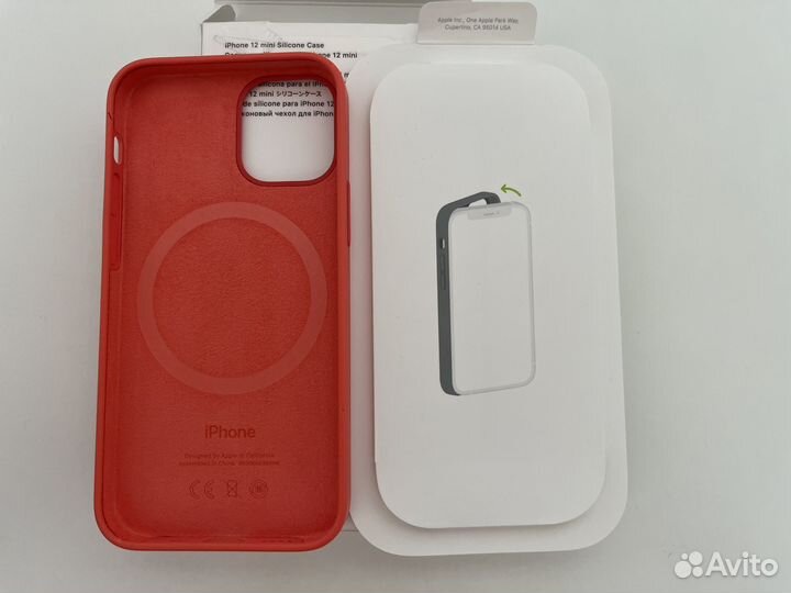 Чехол на iPhone 12 mini розовый