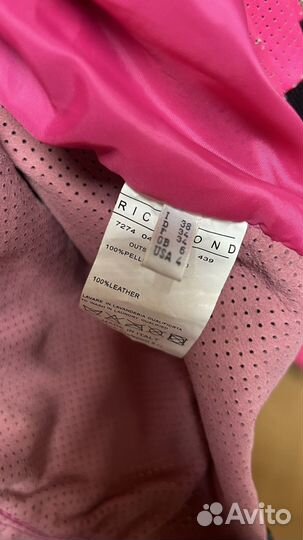 Крутая летняя кожаная куртка Richmond 42р. Ориг