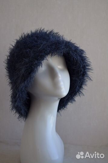 Панама женская теплая шерстяная шапка