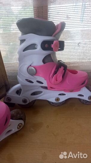 Роликовые коньки детские раздвижные
