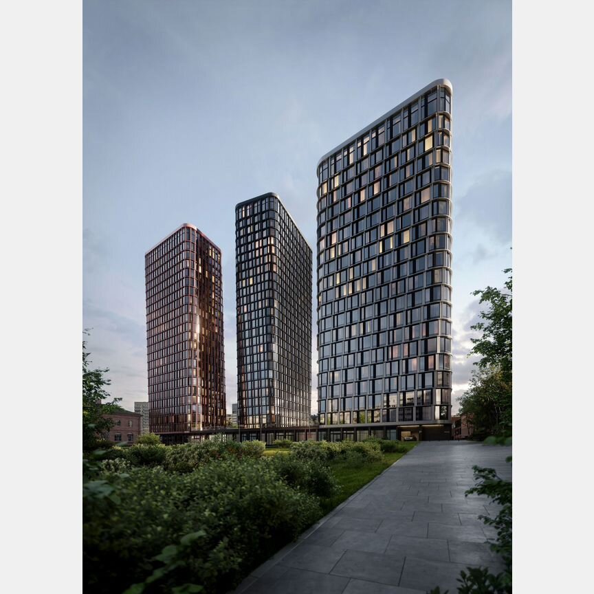 2-к. квартира, 74,3 м², 23/27 эт.