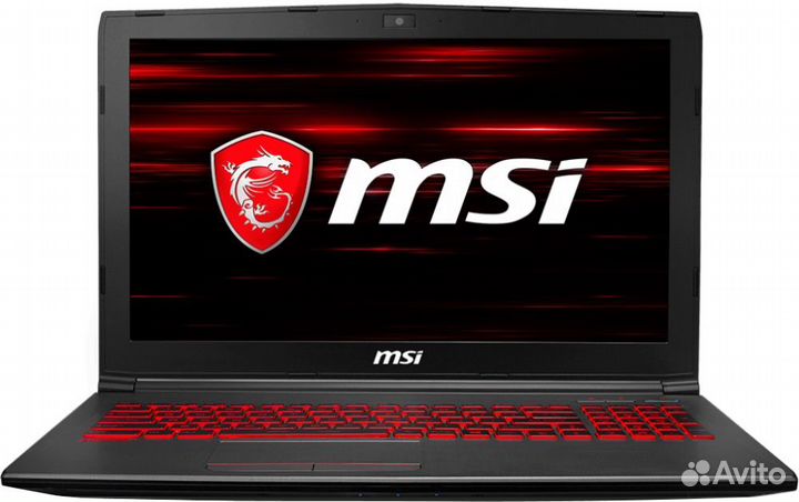MSI 15.6 i7-8750H 6яд12пот GTX1060/3 16Gb SSD+HDD