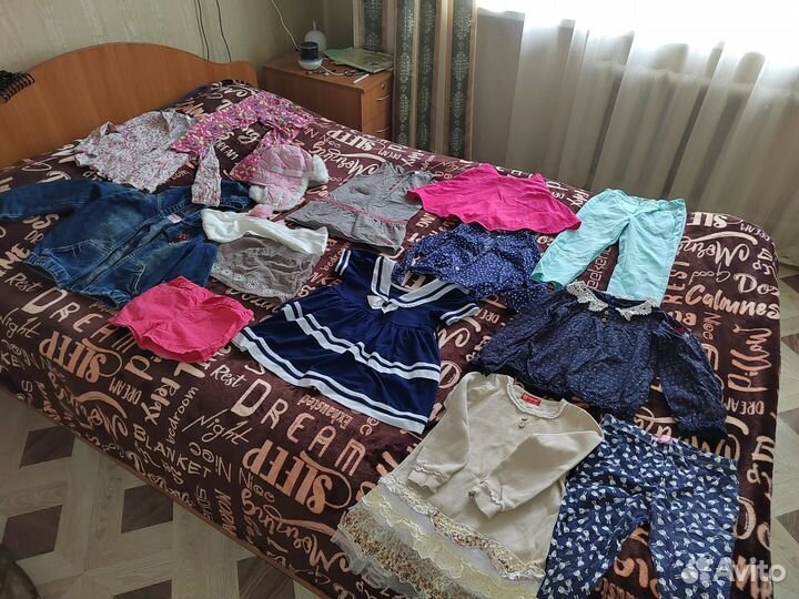 Одежда для девочки пакетом 110 116