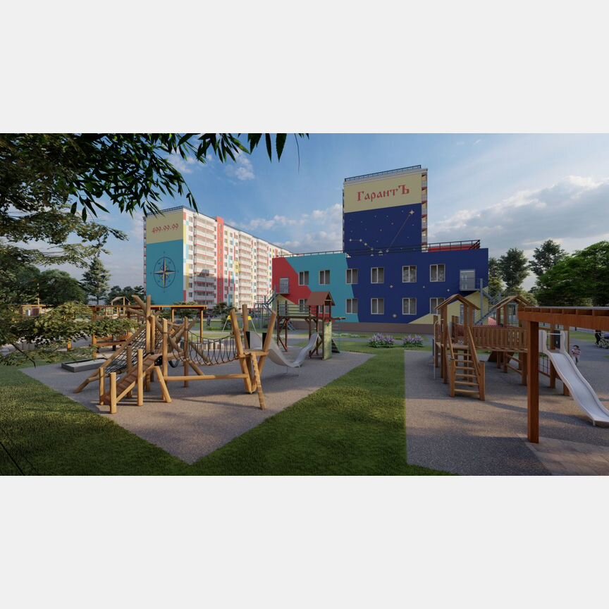 1-к. квартира, 58,5 м², 1/10 эт.