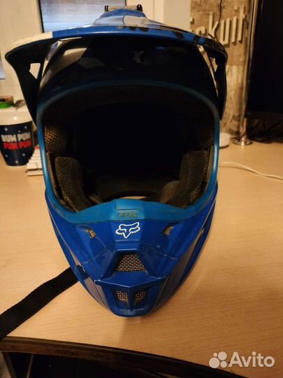 Шлем для мотокросса с очками