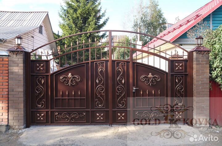 Кованные ворота на заказ