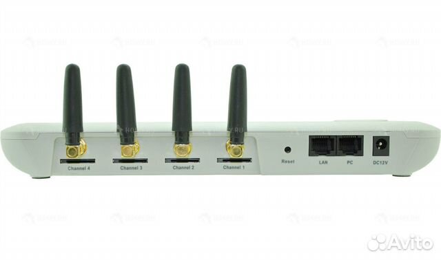 GoIP-4 GSM-шлюз / 4-и симкарты (новый в упаковке)