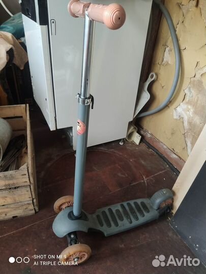 Самокат детский трехколесный бу