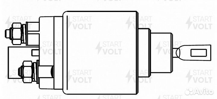 Реле втягивающее стартера startvolt VSR 1901