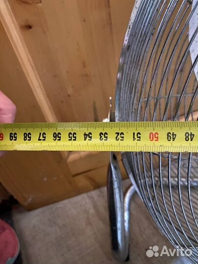 Вентилятор напольный 120 ватт D 45 см хром