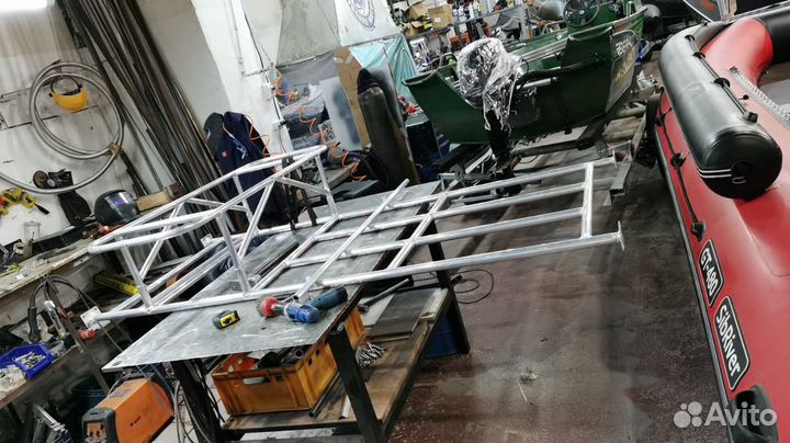 Изготовление каркаса для жесткого пола в лодку пвх