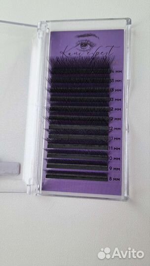 Ресницы для наращивания пучки 3 Д, микс 8-14мм