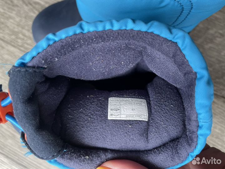 Детские утепленные сапоги Crocs размер C9