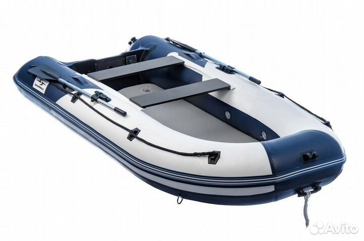 Лодка пвх Sharmax airdeck 300 бело-синий