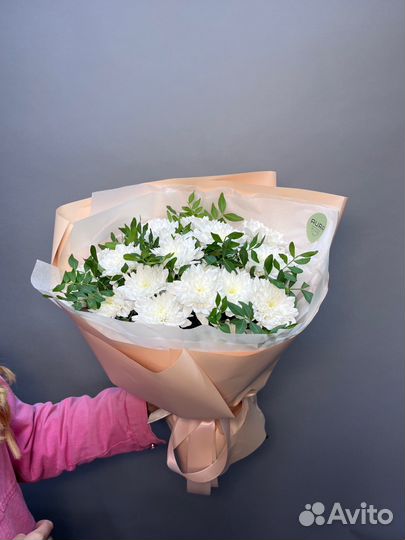 Букет из хризантем цветы доставка