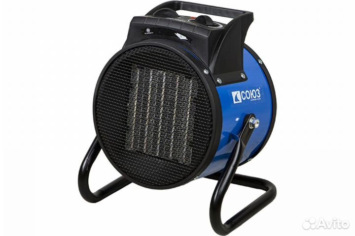 Тепловентилятор керамический 1.5-3кВт, термостат