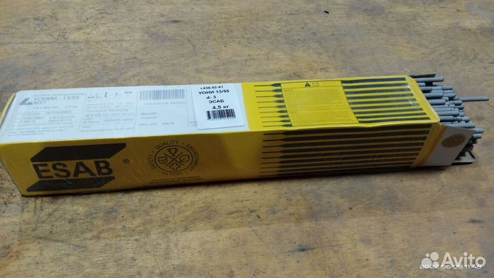 Электроды сварочные esab уони 3мм