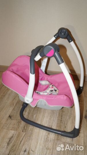 Стульчик переноска Smoby MC&Quinny для куклы 3 в 1