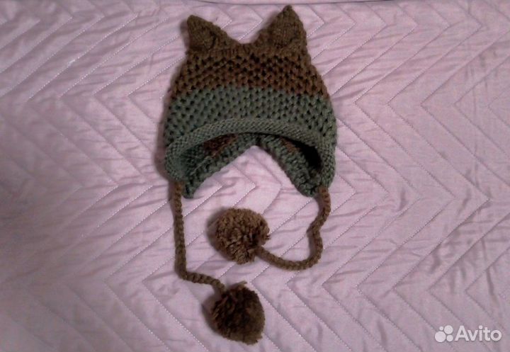 Шапка с ушками